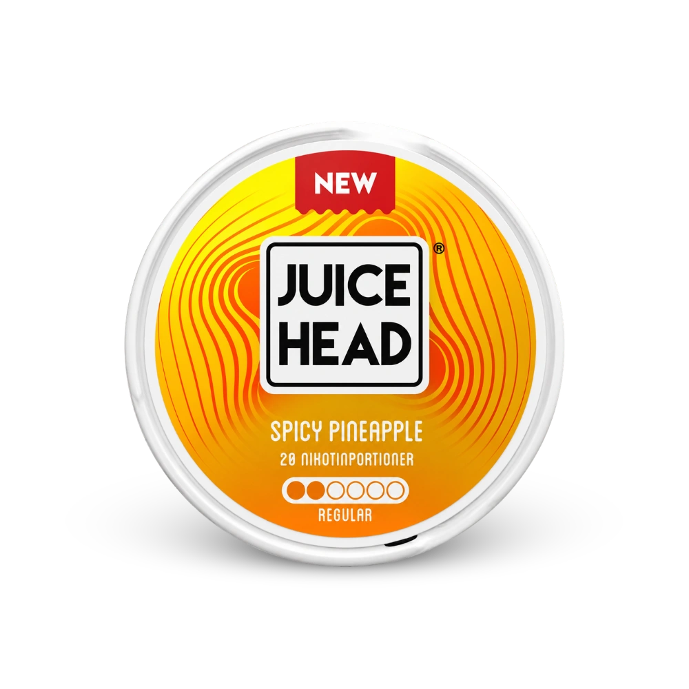 Juice Head Spicy Pineapple Regular – nikotin tasak doboza