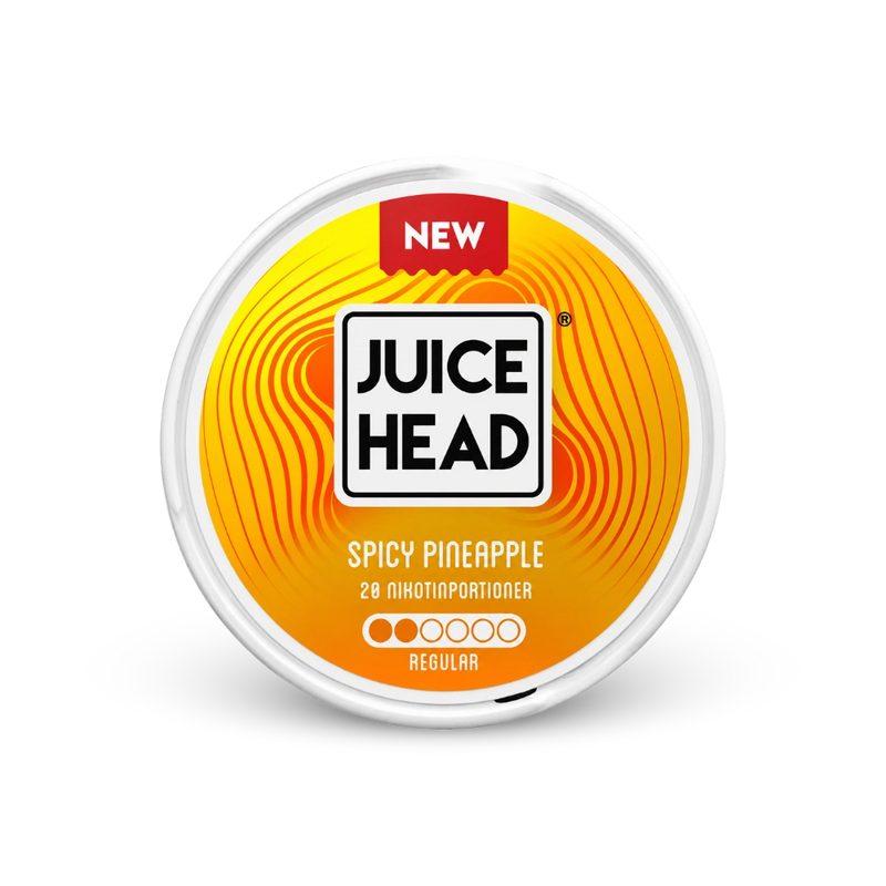 Juice Head Spicy Pineapple Regular – nikotin tasak doboza