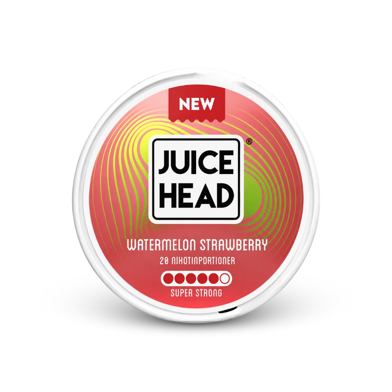 Juice Head Watermelon Strawberry Super Strong – nikotin zacskók doboza