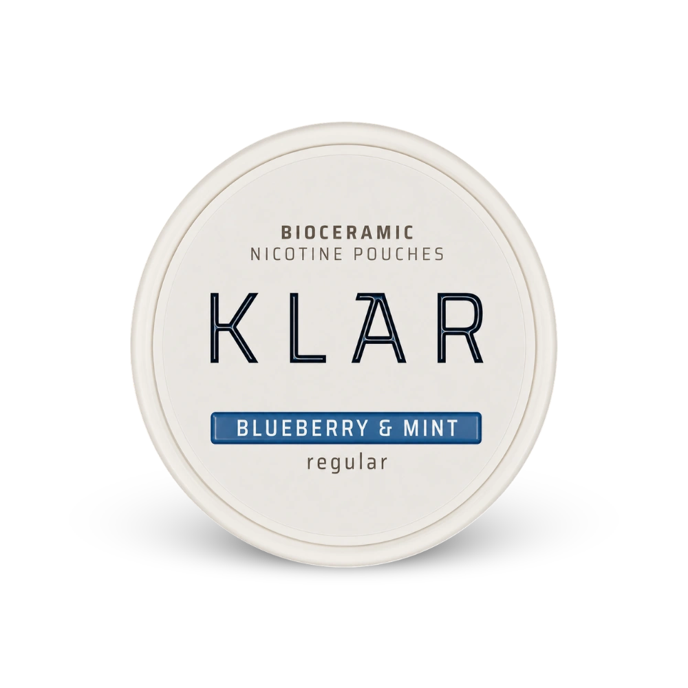 KLAR Blueberry Mint Regular Mini – nikotinpárnák doboza