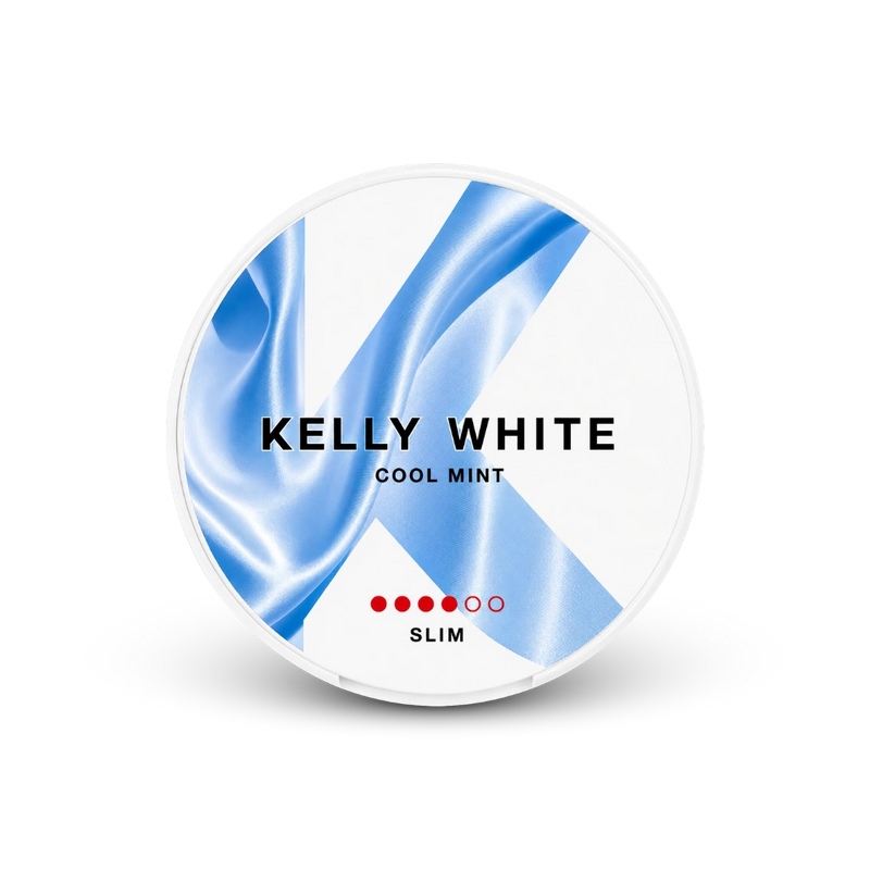 Kelly White Cool Mint Slim Strong – nikotin párnák doboza