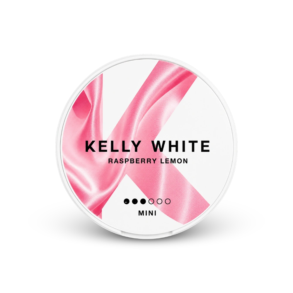 Kelly White Raspberry Lemon Mini – nikotin zsákok doboza