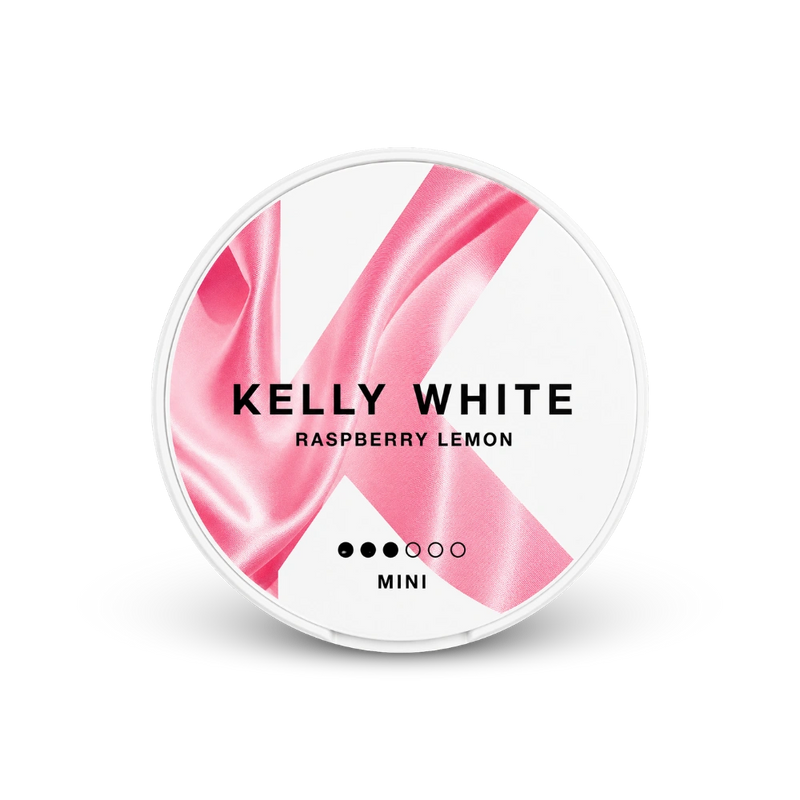 Kelly White Raspberry Lemon Mini – nikotin zsákok doboza