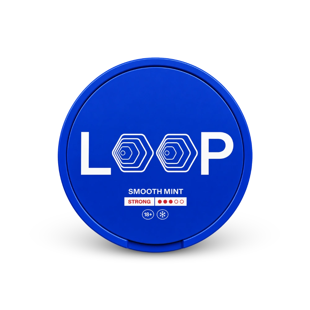 LOOP Smooth Mint Strong – nikotintáskák konzerve