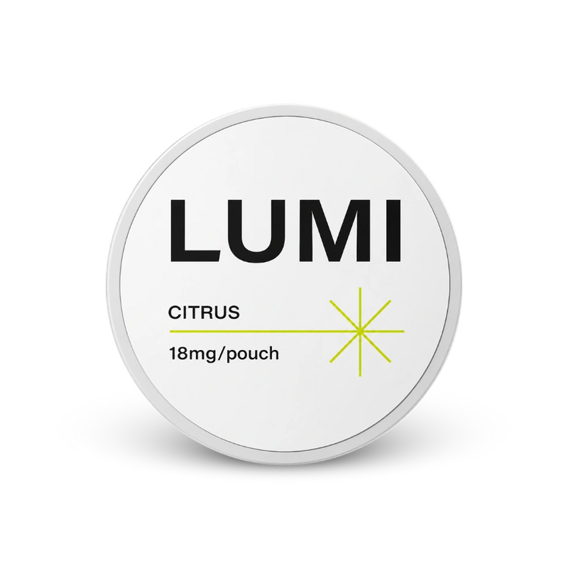 LUMI Citrus 18mg – nikotinpárnák doboza