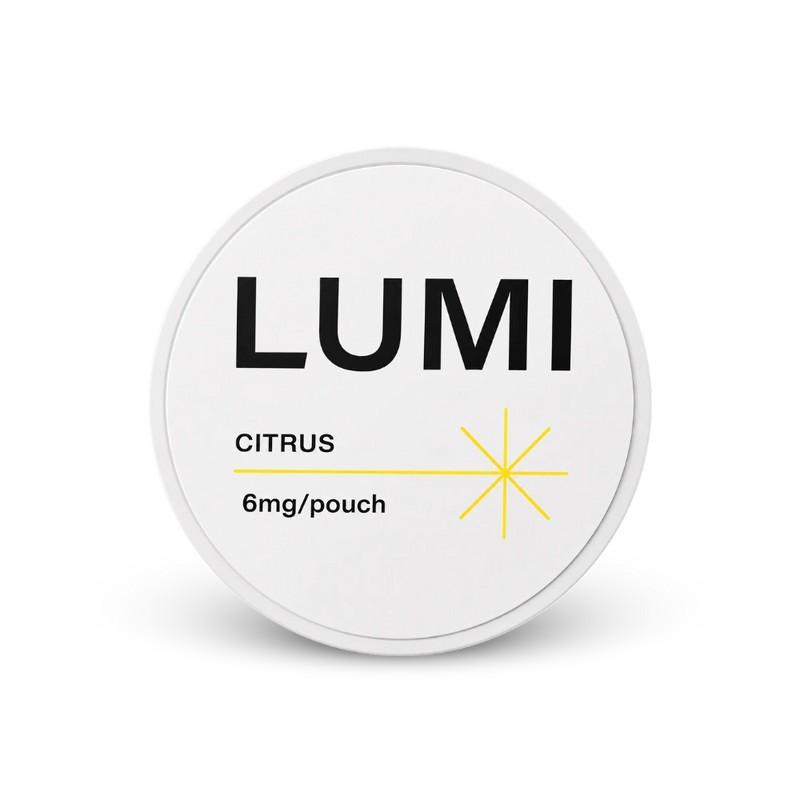 LUMI Citrus 6mg – nikotin zacskók doboza