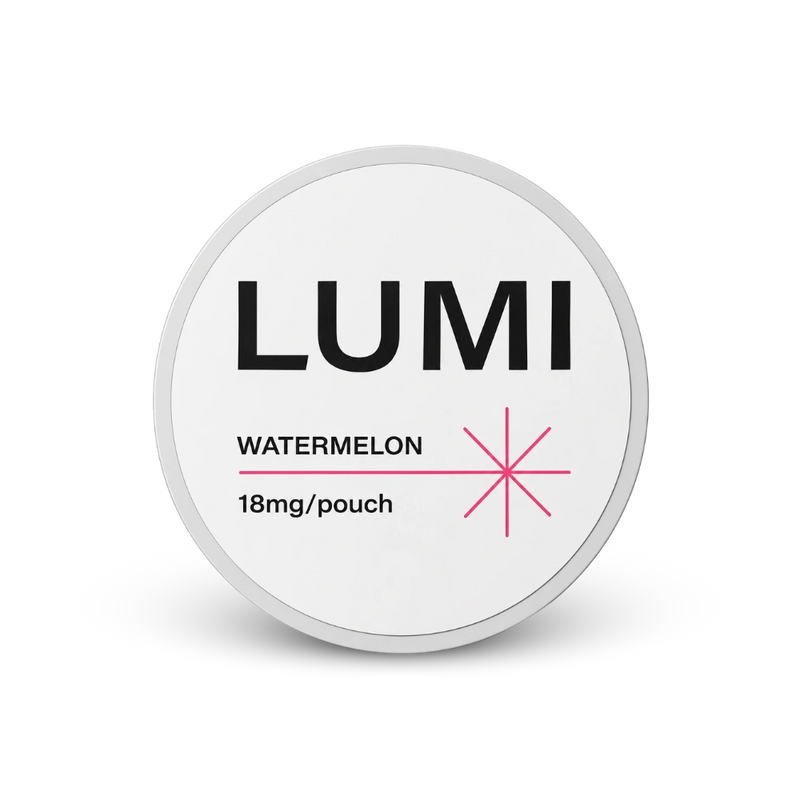 LUMI Watermelon 18mg – nikotin párna doboza
