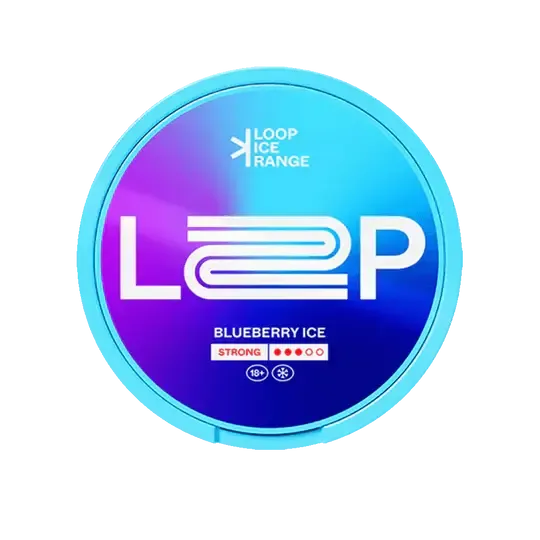 LOOP Ice Range Blueberry Ice Nikotinpárnák Dose Strong Erősség