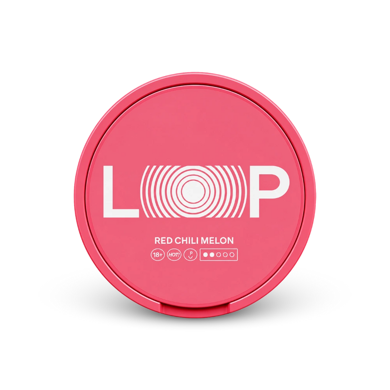 Loop Red Chili Melon Medium – nikotin zacskók doboza