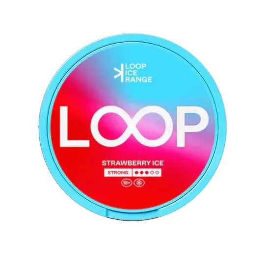 Loop Epres Jég Nikotinpárnák Adag, Erős 11mg, Slim Format Eper- és Jégízzel