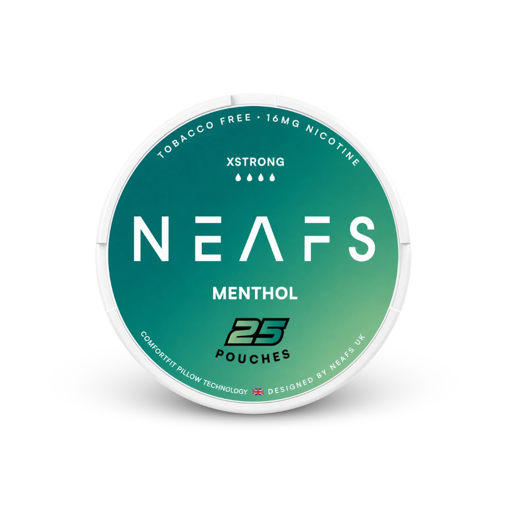 NEAFS Menthol Extra Strong – nikotinpárnák doboza