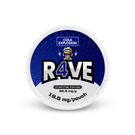 RAVE Cola Explosion 32.5mg – nikotinpárnák doboза