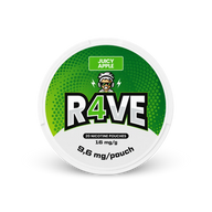RAVE Juicy Apple 32.5mg – nikotin zacskók doboza