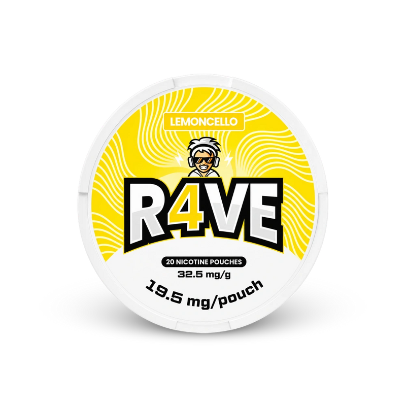 RAVE Lemoncello 32,5mg – nikotinpárnák doboza