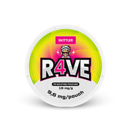 RAVE Skittler 16mg – nikotinpárnák doboza