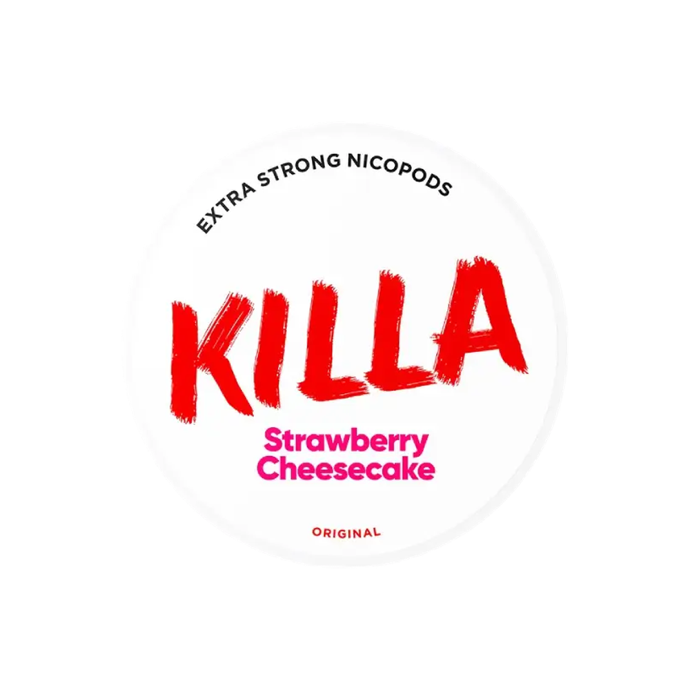 KILLA Strawberry Cheesecake – nikotin tasak doboza
