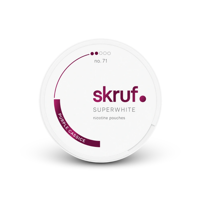 SKRUF Purple Cassice S2 – nikotinpárnák doboza