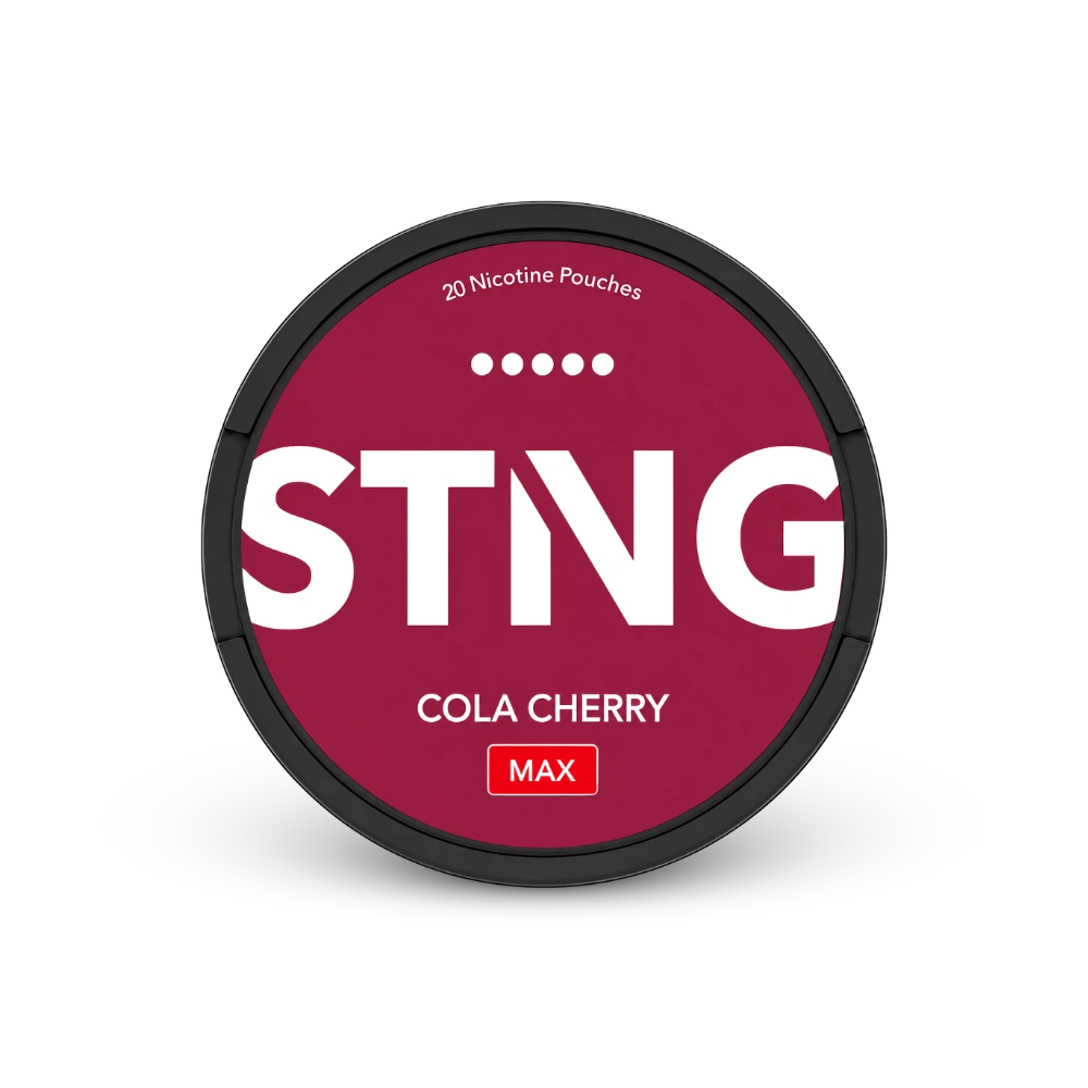 STNG Cola Cherry MAX – nikotin tasak doboza