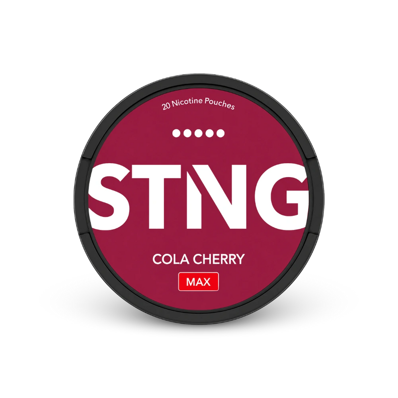 STNG Cola Cherry MAX – nikotin tasak doboza