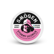 Smögen Stormy Licorice – nikotin zacskók doboza
