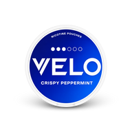 VELO Crispy Peppermint Mini – nikotin zacskók doboza
