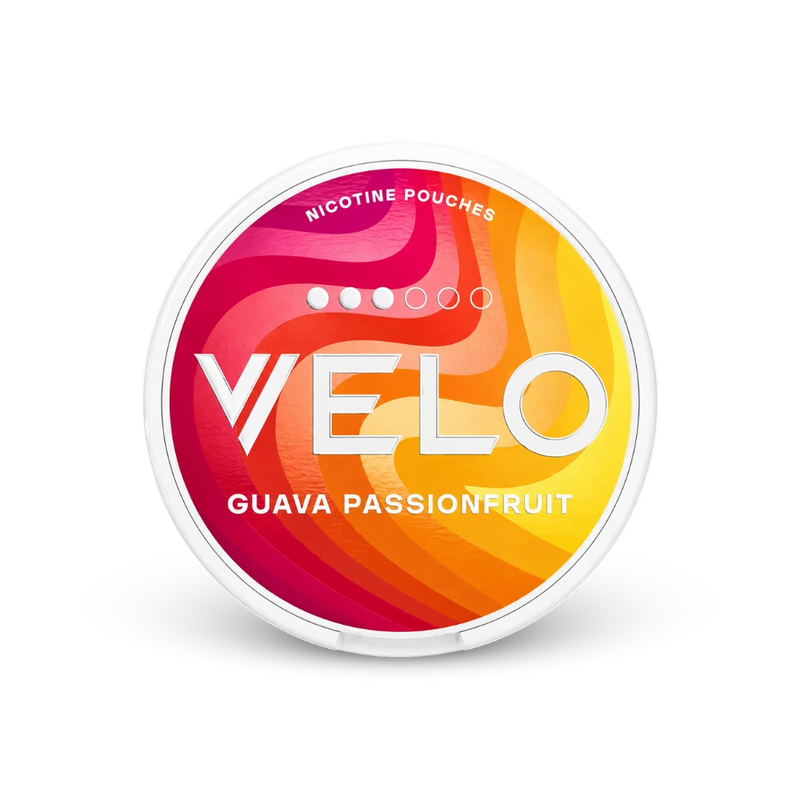 VELO Guava Passionfruit Slim – nikotin tasak doboza