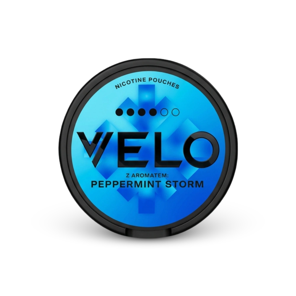 VELO Peppermint Storm – nikotin tasak doboza