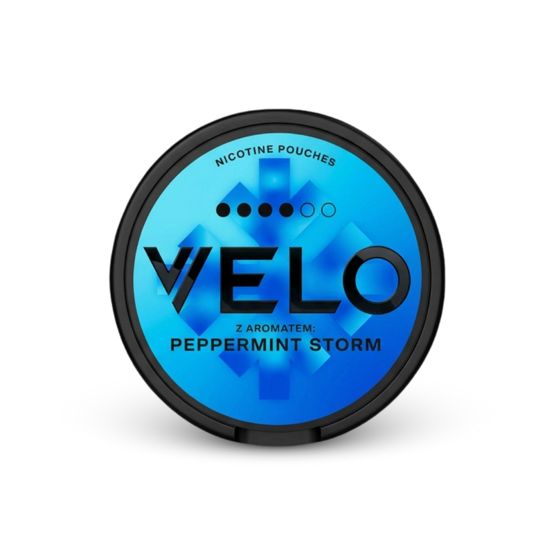 VELO Peppermint Storm – nikotin tasak doboza