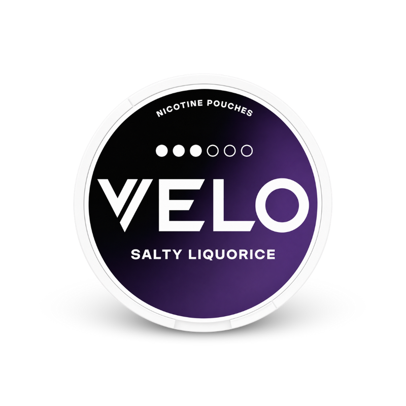 VELO Salty Liquorice – nikotin tasakok doboза