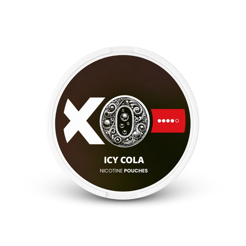 XO Icy Cola – nikotin zacskók doboza