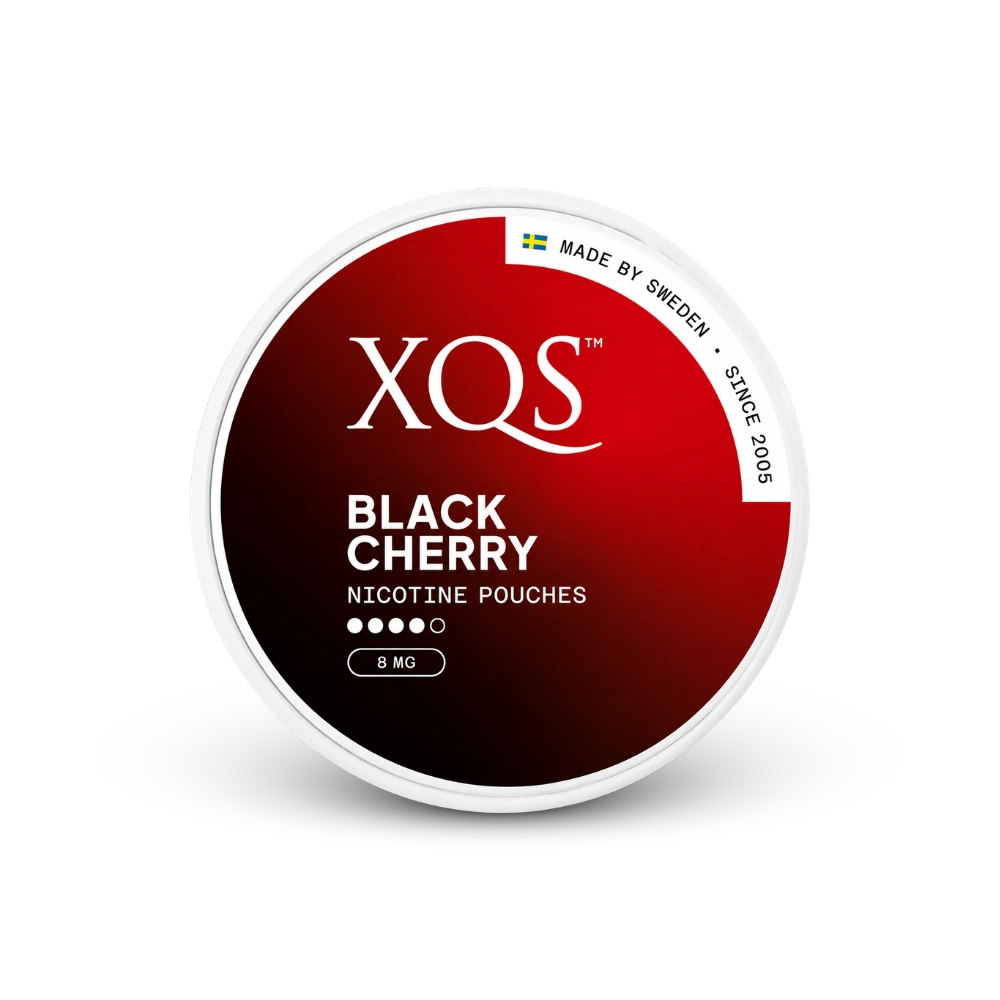 XQS Black Cherry Slim Strong – nikotin tasak doboze