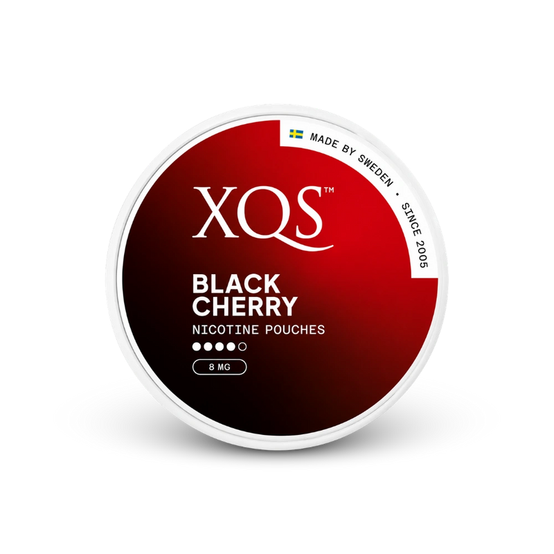 XQS Black Cherry Slim Strong – nikotin tasak doboze