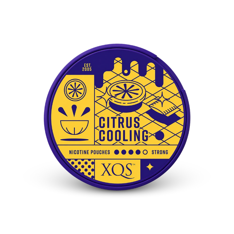 XQS Citrus Strong – nikotin zacskók doboza