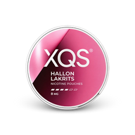 XQS Hallon Lakrits Slim Strong – nikotin tasak doboza