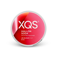 XQS Hallonsoda Strong – nikotinpárna doboza
