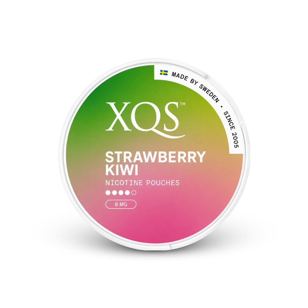 XQS Strawberry Kiwi Strong – nikotinpárnák doboza