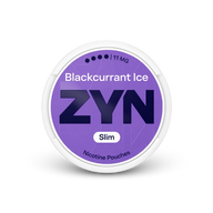 ZYN Blackcurrant Ice Slim S4 – nikotin párnák doboza