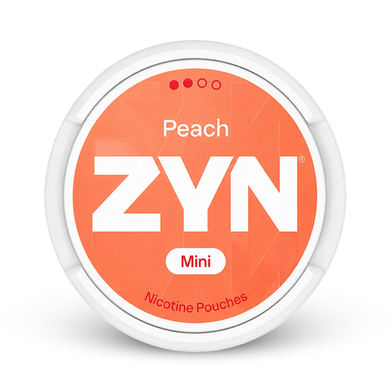 ZYN Peach Mini Normal – nikotintartalmú tasakok doboza