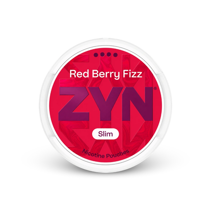 ZYN Red Berry Fizz Slim S4 – nikotin zacskók doboza