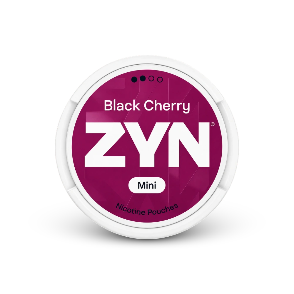 Zyn black cherry mini S2 – nikotin tasak doboza