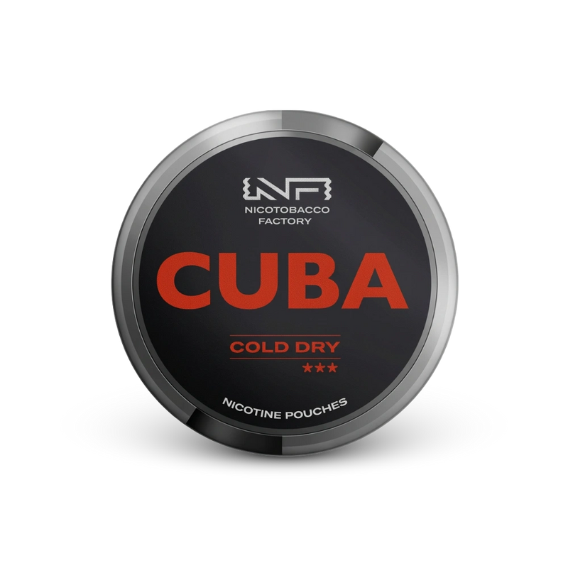 Cuba Black Cold Dry – nikotinpárnák doboza
