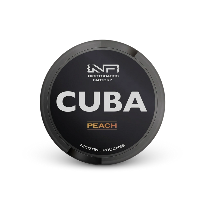 Cuba Black Peach – nikotintasak doboza