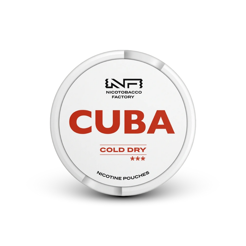 Cuba Cold Dry Medium – nikotin zacskók doboza
