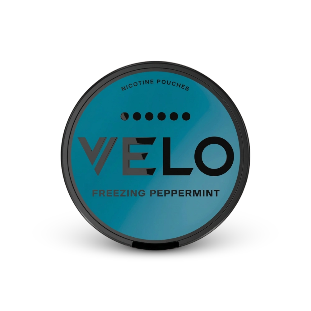 VELO Freezing Peppermint – nikotin zacskók doboza